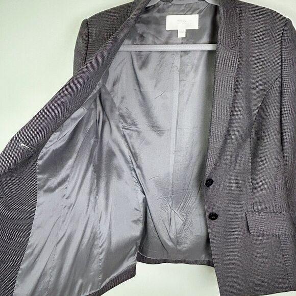 Hugo Boss Jewona Suit Charcoal Grey Women's Wool Blend Set Blazer 8 Pants 10 EUC - Picture 4 of 16
